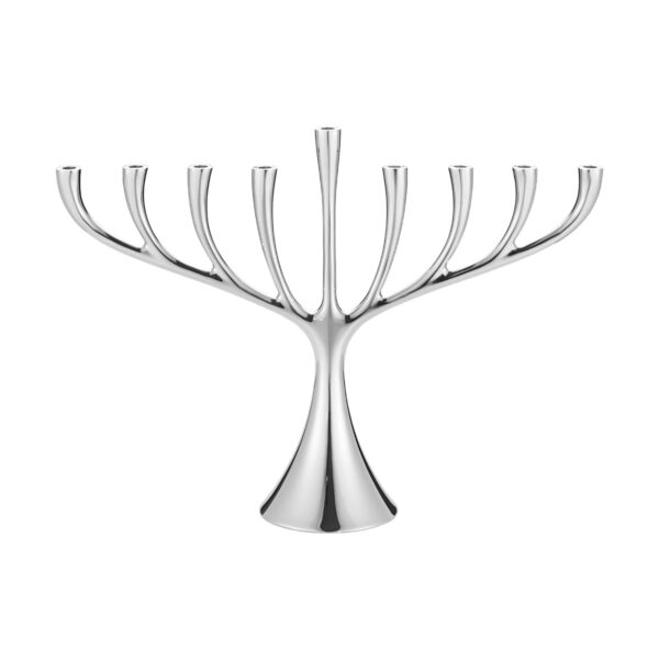GeorgeJensen-HANUKKAH-10020221-COBRA-MENORAH-SS-MIRROR-1-1-1200x1200-100KB Georg Jensen Cobra Large Stainless Steel Menorah | Kneed & Co