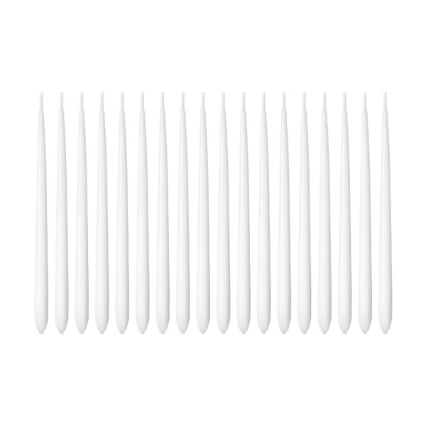 Georg Jensen White Hanukkah Candles Set of 18 | Kneen & Co