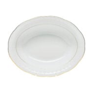 Herend Golden Edge Oval Vegetable Dish