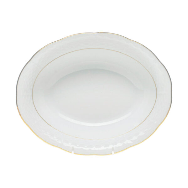 HDE-GoldenEdge-00381-0-00-oval-vegatable-dish-1200x1200-100KB Herend Golden Edge Oval Vegetable Dish | Kneen & Co