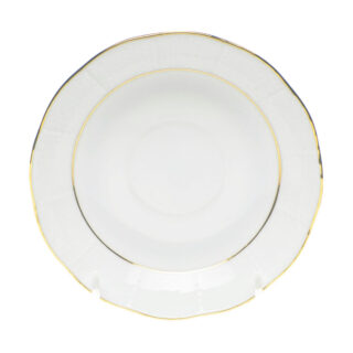Herend Golden Edge Espresso Saucer | Kneen & Co