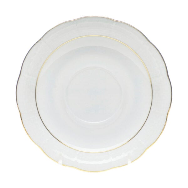 Herend Golden Edge Tea Saucer | Kneen & Co