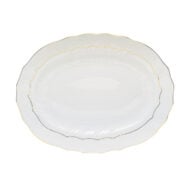 Herend Golden Edge Oval Platter 17 Inch