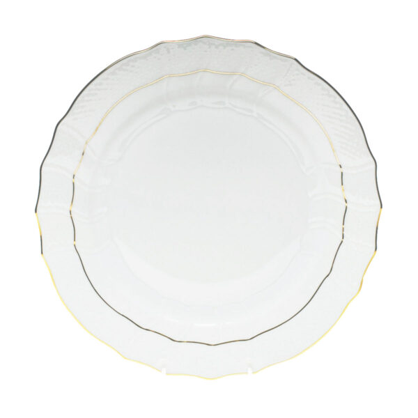 Herend Golden Edge Dinner Plate | Kneen & Co