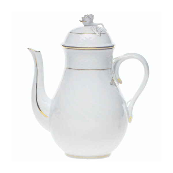 HDE-GoldenEdge-01613-0-09-coffee-pot-rose-36-oz-1200x1200-100KB Herend Golden Edge Coffee Pot with Rose | Kneen & Co